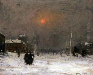 Platz Im Winter by Luigi Loir
