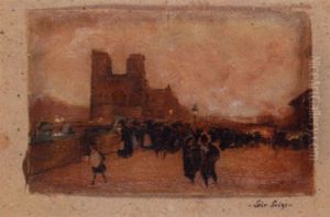 Promeneurs Pres Des Bouquinistes