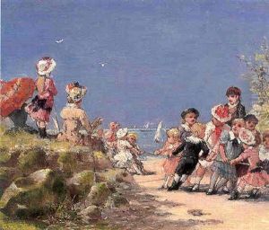 Le Jeu De La Corde Sur La Plage Le Jeu De La Corde Sur La Plage