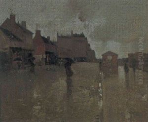 Les Boulevards Sous La Pluie by Luigi Loir