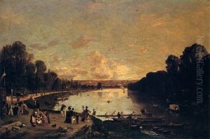 Bords De Marne, Fete Nautique by Luigi Loir