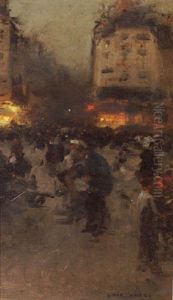 Vue De Paris by Luigi Loir