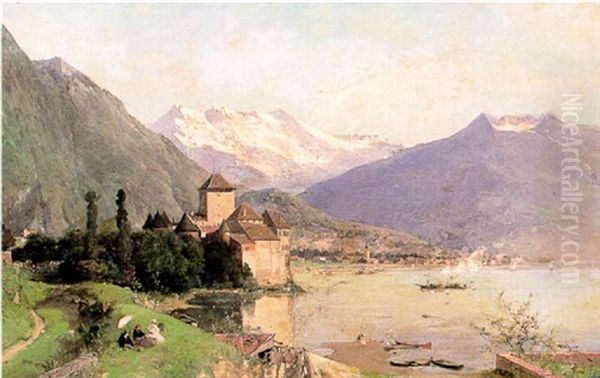 Vue Du Chateau De Chillon (suisse) - view 1