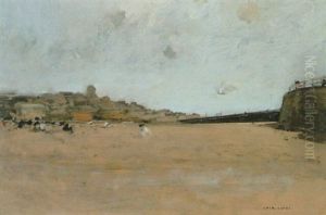 The Beach At Trouville The Beach At Trouville