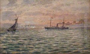 Marine Landscape by Albert Nikolaevich Benois