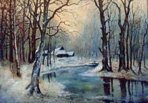 Winterlandschaft by Albert Nikolaevich Benois