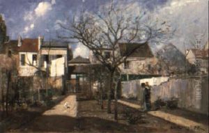 Conversation Au Jardin by Luigi Loir