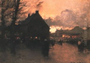 Paysage, Soir by Luigi Loir