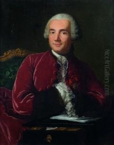 Portrait D'homme A La Veste Rouge