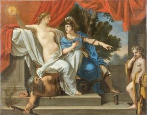 La Verite Et La Prudence Denoncant Le Mensonge by Nicolas Loir