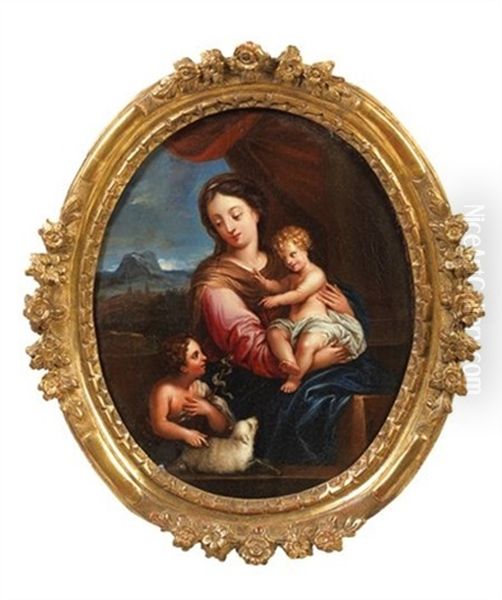 La Vierge A L'enfant Avec Saint Jean-baptiste - view 1