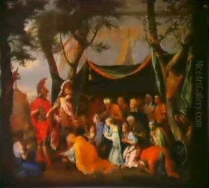 Alexandre Devant La Tente De Darius (d'apres Charles Le Brun) by Nicolas Loir