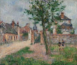 The Baptism Of Christ by Gustave Loiseau