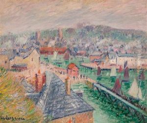 The Baptism Of Christ by Gustave Loiseau