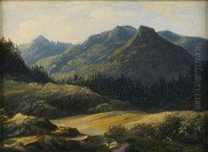Vue Du Mont D'or En Auvergne