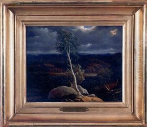 La Foret De Fontainebleau Par Temps D'orage (during A Thunderstorm)