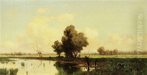 Paesaggio Con Corso D'acqua - view 1
