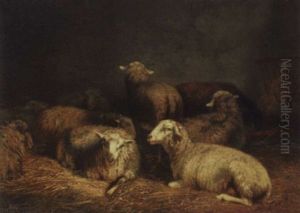 In The Sheep Pen by Dirk Van Lokhorst