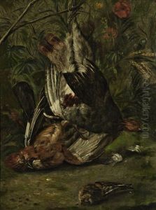 Jagdstillleben Mit Erlegten Vogeln by Ida van Lokhorst