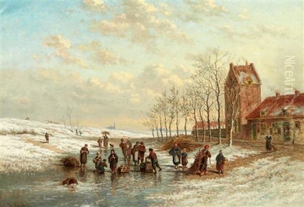 Village Sous La Neige - view 1
