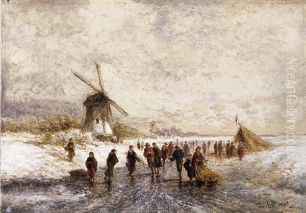 Winter In De Omgeving Van Dordrecht - view 1