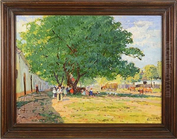 Sunny Village Square - view 1