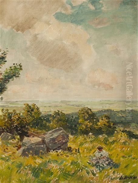 Landschaft Mit Rastender Figur - view 1