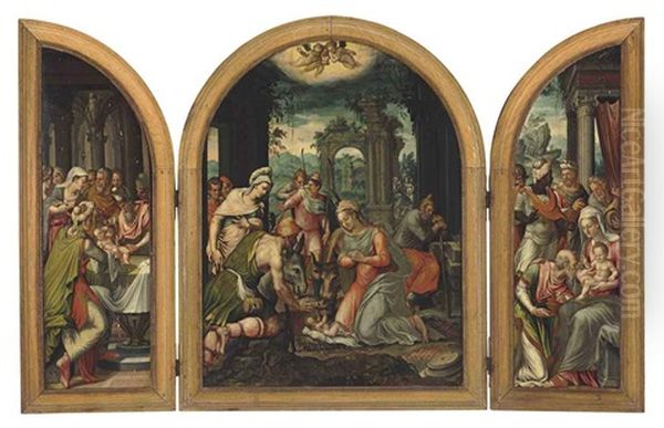 Adoration Of The Shepherds (triptych) - view 1
