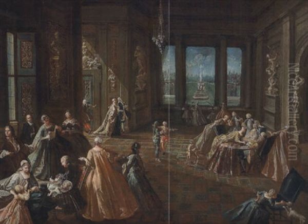 L'interno Di Un Palazzo Con Una Elegante Campagnia - view 1