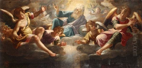 Padre Eterno Fra Gli Angeli - view 1