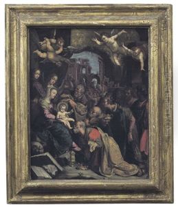 Adorazione Dei Magi by Aurelio Lomi