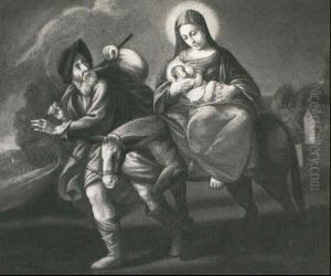 The Flight Into Egypt by Aurelio Lomi