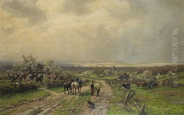Springtime Over The Valley - view 1
