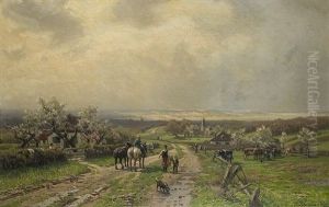 Springtime Over The Valley by Wilhelm Lommen