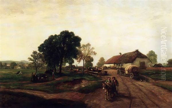 Viehmarkt In Weiter, Heller Dorflandschaft - view 1