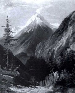Alpine Landscape by Wilhelm Lommen