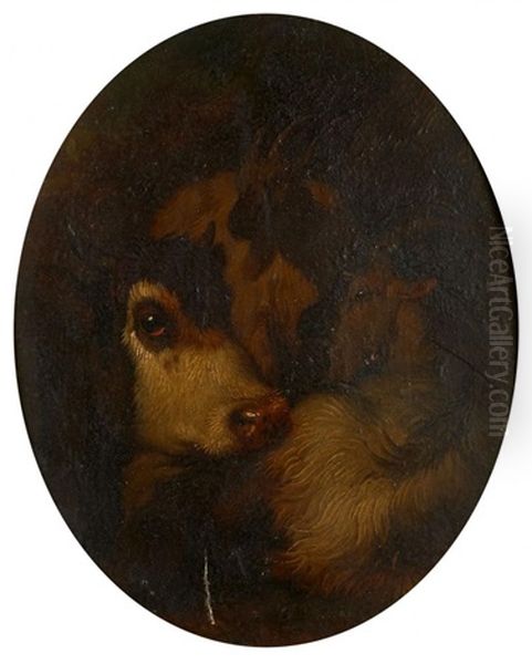 Vache Et Deux Chevres - view 1