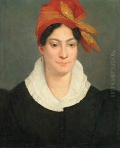 Portrait De Femme Au Foulard by Marie Guilhelmine Benoist