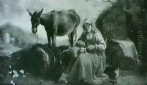Pastoral Landscapes, A Pair by Francesco Londonio