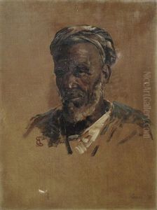 Head Studies Of Egyptian Men