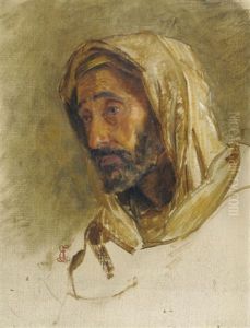 Study Of A Bearded Arab Gentlemn