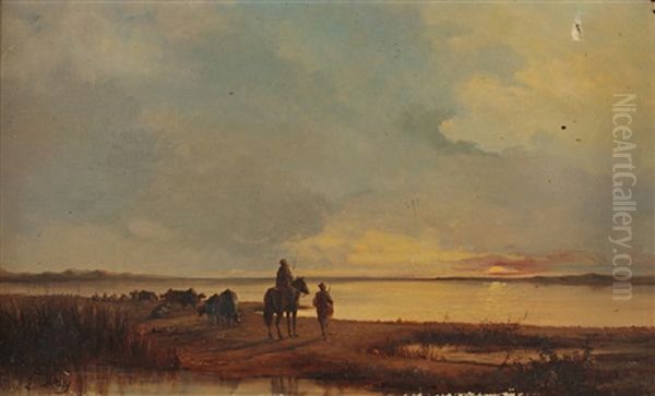 Bouviers Dans La Camargue - view 1