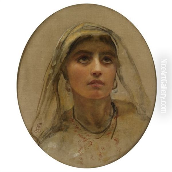Head Of An Arab Girl - view 1