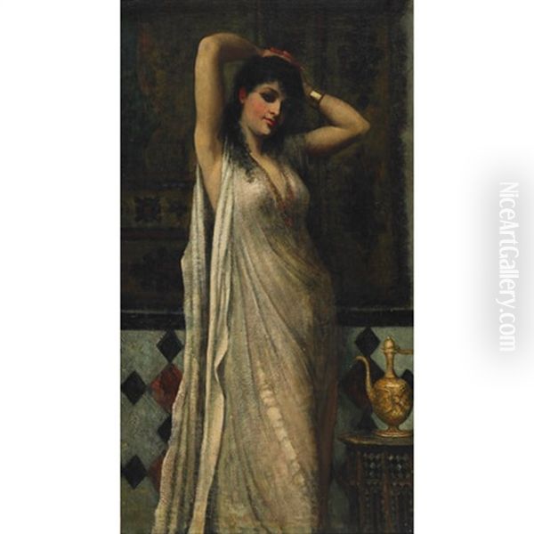 Egyptian Girl In Interior - view 1