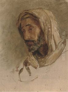 Portrait Of A Man In Arab Dress