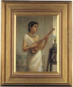 The Mandolin Player by Edwin Longsden Long