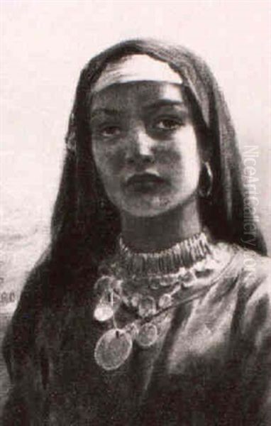 Head Of An Egyptian Woman - view 1