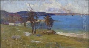 Chinaman"s Beach, Middle Harbour by Sydney Long