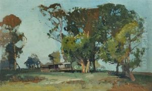Group Of Trees, Lake Narrabeen by Sydney Long