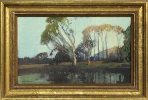 Lake Scene, Narrabeen by Sydney Long